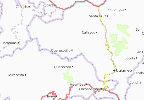 Karte Stadtplan Querocotillo