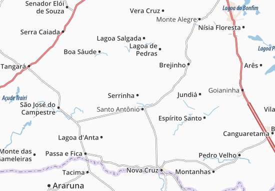 Karte Stadtplan Serrinha