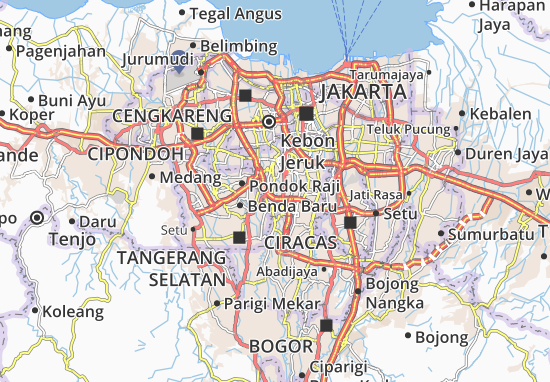 Pondok Pinang Map