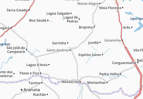 Kaart Plattegrond Santo Antônio