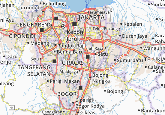 Pasar Rebo Map