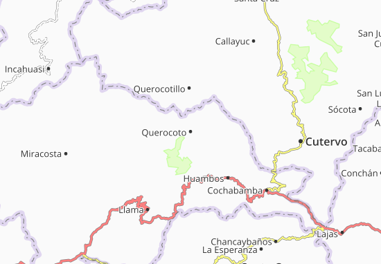 Karte Stadtplan Querocoto