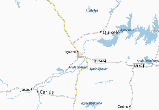 Karte Stadtplan Iguatu