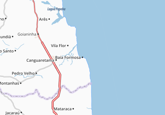 Kaart Plattegrond Baía Formosa