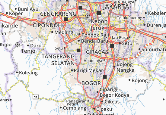 Bojong Sari Baru Map