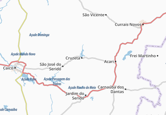 Cruzeta Map