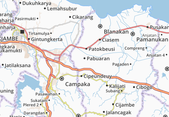 Pabuaran Map