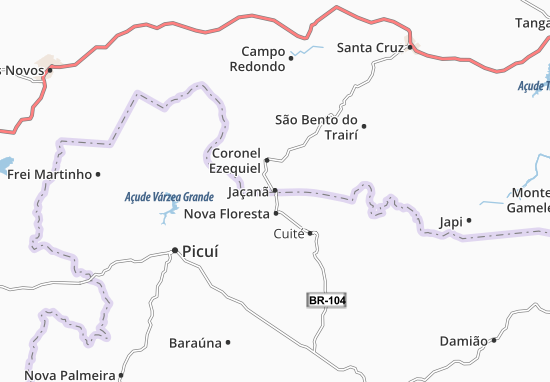 Jaçanã Map
