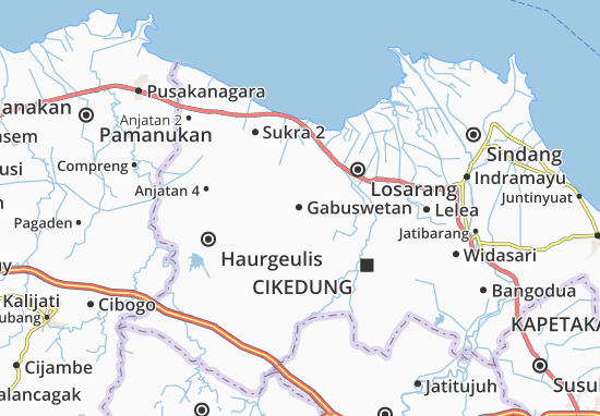 Karte Stadtplan Gabuswetan