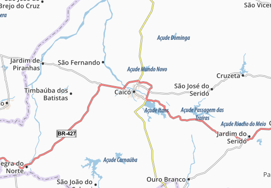 Karte Stadtplan Caicó