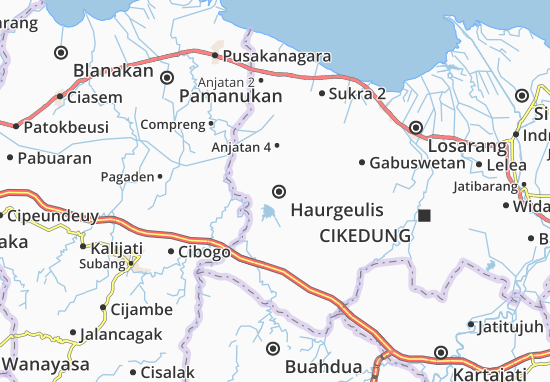 Haurgeulis Map