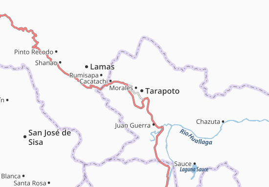 Karte Stadtplan Tarapoto