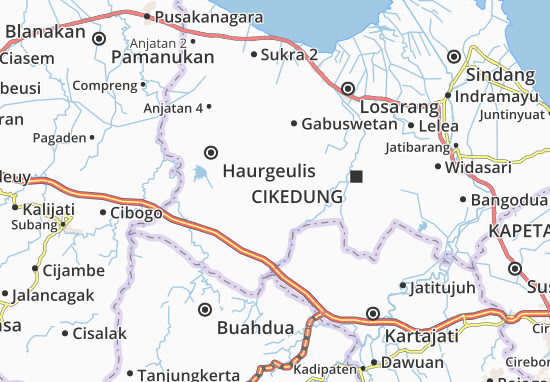 Karte Stadtplan Kroya