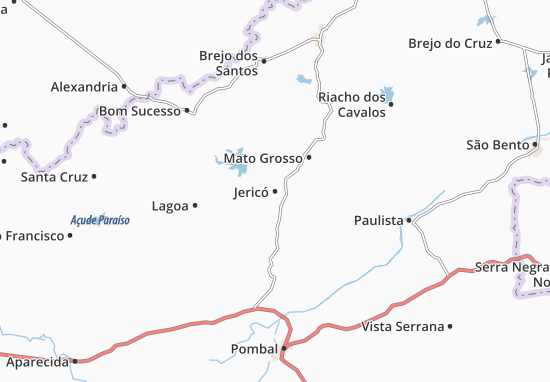 Karte Stadtplan Jericó