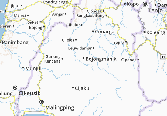 Bojongmanik Map