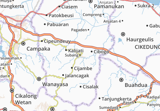 Kaart Plattegrond Subang
