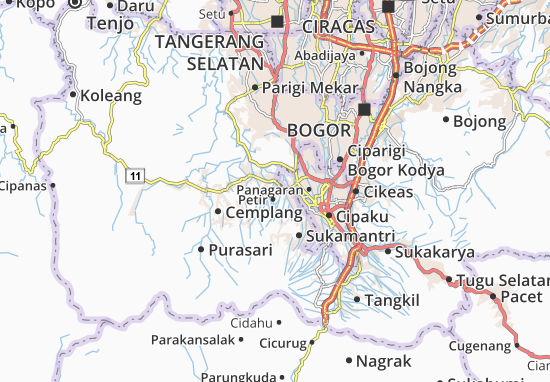 Karte Stadtplan Dramaga