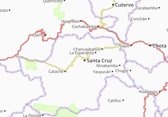 Carte-Plan Santa Cruz