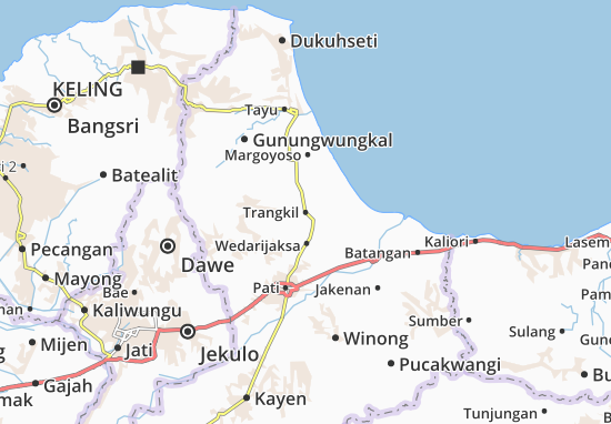 Mapa Trangkil