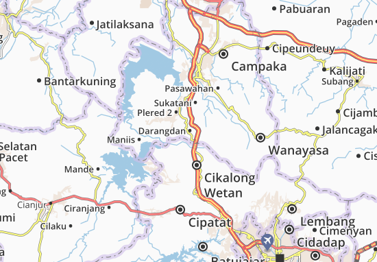 Karte Stadtplan Darangdan