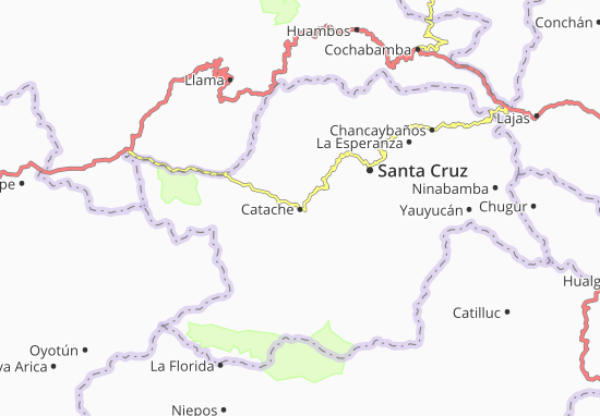 Karte Stadtplan Catache