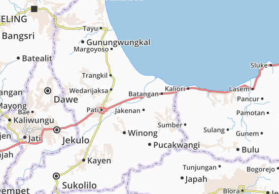 Juwana Map