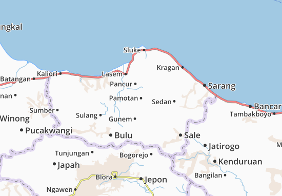 Pamotan Map