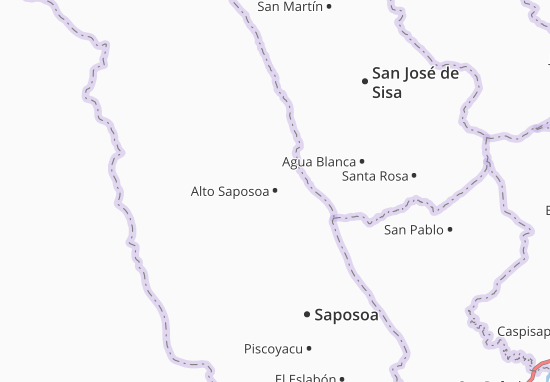 Kaart Plattegrond Alto Saposoa