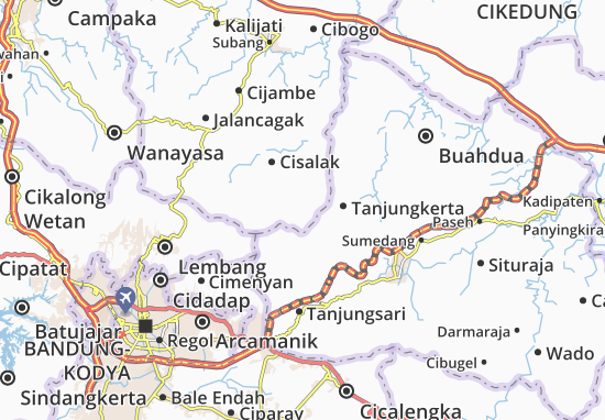 Tanjungsiang Map