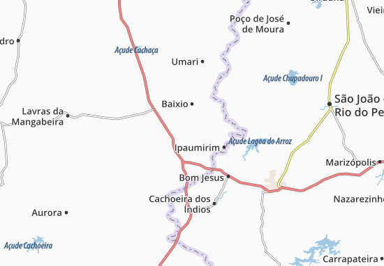 Karte Stadtplan Ipaumirim