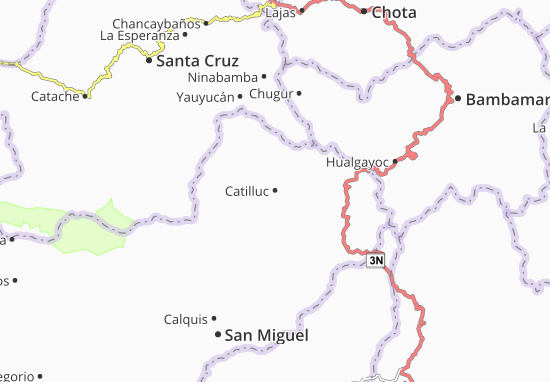 Kaart Plattegrond Catilluc