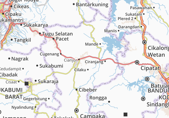 Karangtengah Map