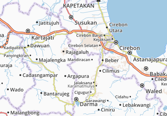 Kaart Plattegrond Pasawahan