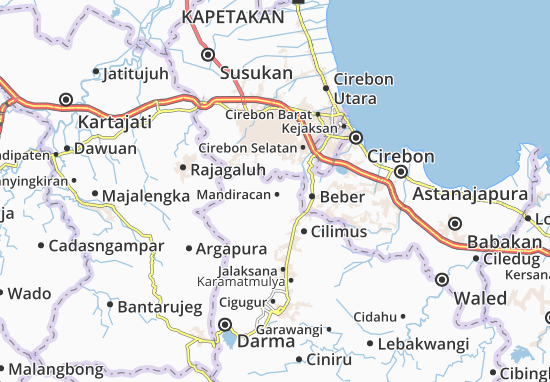 Mapa Mandiracan