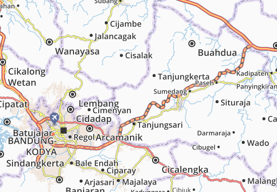 Mapa Rancakalong