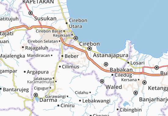 Lemahabang Map