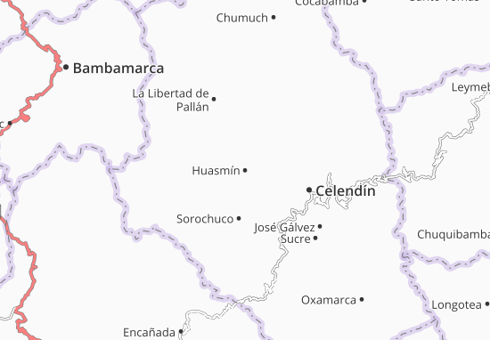Kaart Plattegrond Huasmín