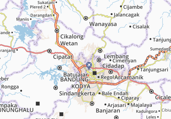 Karte Stadtplan Cimahi Utara