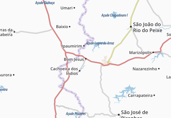Karte Stadtplan Bom Jesus