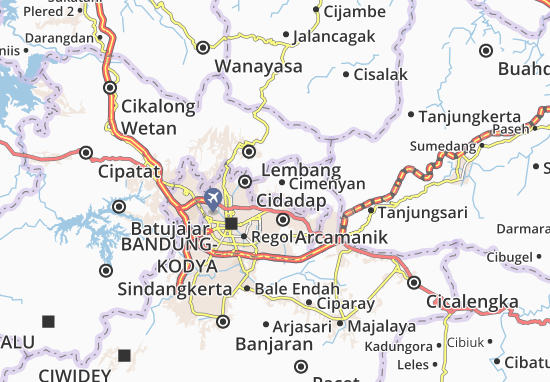 Mapa Cimenyan
