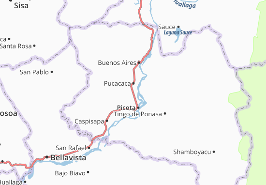 Pucacaca Map