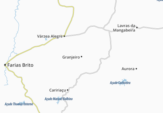Karte Stadtplan Granjeiro