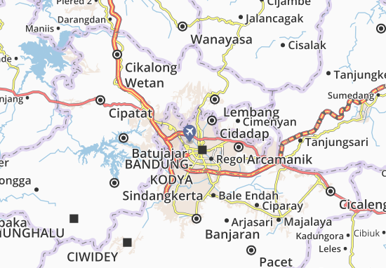 Karte Stadtplan Sukajadi