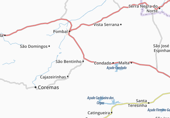 São Bentinho Map