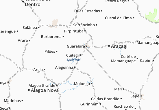 Cuitegi Map