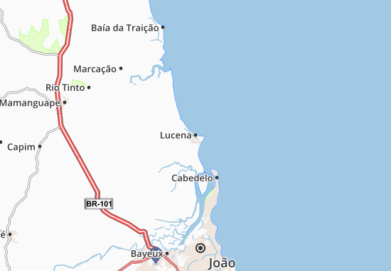 Mapa Lucena