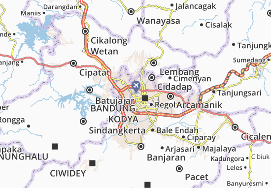 Karte Stadtplan Andir