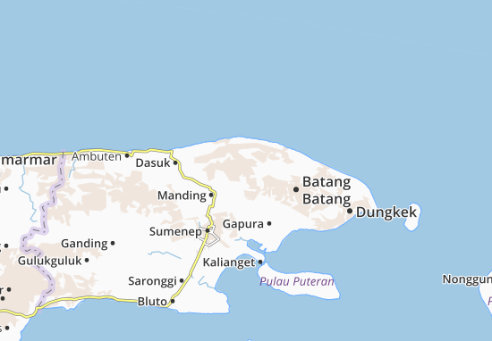 Karte Stadtplan Batuputih