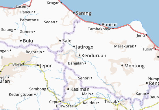 Karte Stadtplan Kenduruan