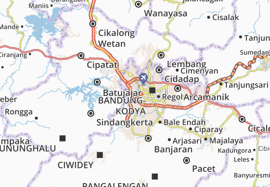 Karte Stadtplan Margaasih